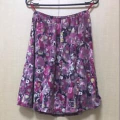 花柄スカート ピンクのサムネイル