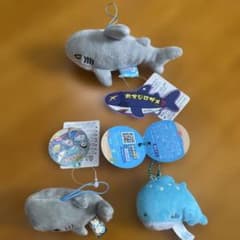 AMUFUN ぷちまる シャークマニア ぬいぐるみ マスコット 3種のサムネイル