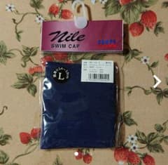 新品SWIM CAP ナイルメッシュキャップ ネイビー Lサイズのサムネイル