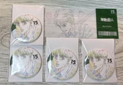 MAPPA exhibition　Attack Titan Armin Clear Card and Can Badge (5 items)