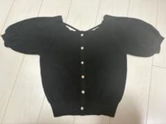 リバーシブル黒ニットのサムネイル