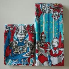 ウルトラマン　ウルトラヒーロー　フェイスタオル・ハンドタオルセットのサムネイル