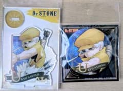 Dr.STONE　西園寺羽京　アクリルスタンド　缶バッジセットのサムネイル