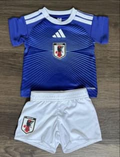 adidas サッカー日本代表 ベビーユニフォーム 上下セット 70 - メルカリ
