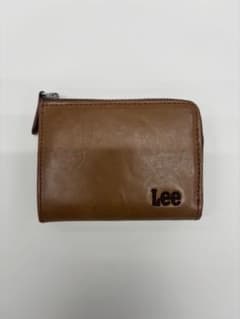 【美品】Lee（リー）L字ファスナー コインケース / ミニ財布 ブラウンのサムネイル