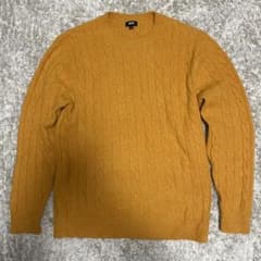 UNIQLO ケーブル編みセーター Lのサムネイル