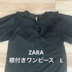 ZARA 襟付き半袖ワンピース　Lのサムネイル