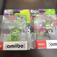 amiibo Splatoon Inkling Boy Neon Green 2-Pack