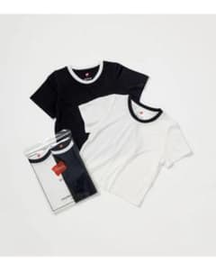 Hanes for BIOTOP TRIBLEND クロップド　Tシャツ　白のみのサムネイル