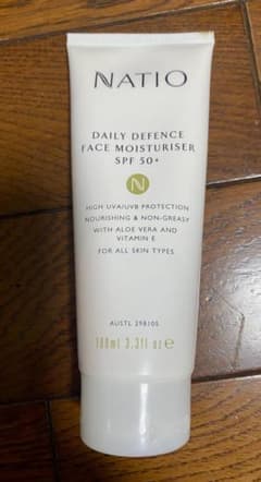【残量多】NATIO SPF50+ フェイスモイスチャライザー 100mlのサムネイル