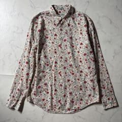 美品】Paul Smith/ポールスミス 長袖シャツ 花柄 総柄 ボタニカル L