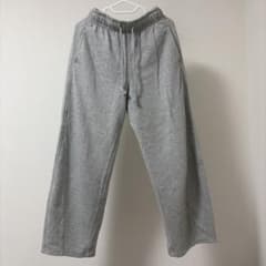 GU スウェットバレルレッグパンツ グレー Mのサムネイル