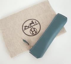 エルメス Hermes ピッコロ ペンケース ブルージーン スイフト □L