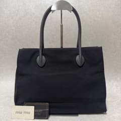 miumiu】希少90s archive トートバッグ キャンバス 刻印ロゴ - メルカリ