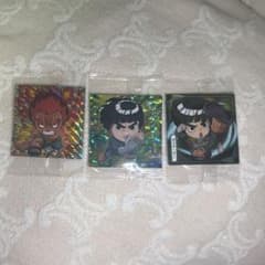 NARUTO / 마이트 가이 / 록 리 씰 3장 세트