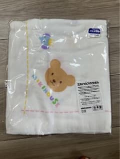 新品未使用　ミキハウス　バスタオル　90×90cmのサムネイル