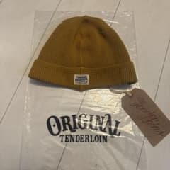 美品　テンダーロイン　ニットキャップ TENDERLOIN テンダーロインK-Seven期 ツバ付ニットキャップ - メルカリ