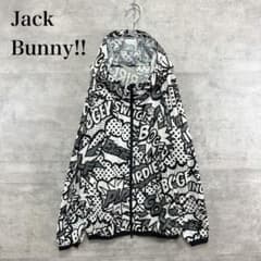 Jack Bunny ジャックバニー コミック柄 ナイロンジャケット 美品
