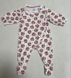 OBAIBI ベビーカバーオール 花柄 60cmのサムネイル
