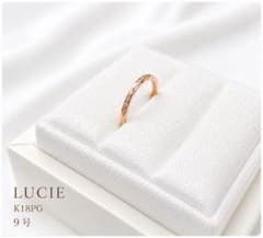 LUCIE ルシエ K18PG ダイヤ リング ピンクゴールド 9号 LUCIE ルシエ K18PG ダイヤ リング ピンクゴールド 9号 - メルカリ