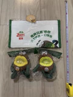 Zespri キウイブラザーズ ぬいぐるみ キーホルダー トートバッグ セットのサムネイル