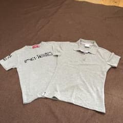 roialグレーＴシャツ　& VISIONQUESTグレーポロシャツのサムネイル