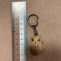 木製フクロウキーホルダーのサムネイル