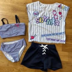 水着セパレート4点セット140のサムネイル