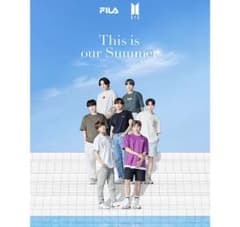 BTS FILATシャツ　ノベルティクリアファイル☆のサムネイル