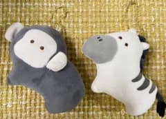動物マスコット ぬいぐるみ 2個セットのサムネイル