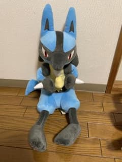 ポケットモンスター　もぐもぐタイム　めちゃでかぬいぐるみルカリオのサムネイル