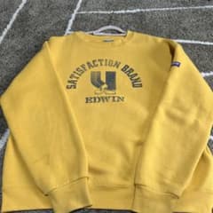 EDWIN SPORTS スウェット トレーナー イエロー Lサイズ - メルカリ