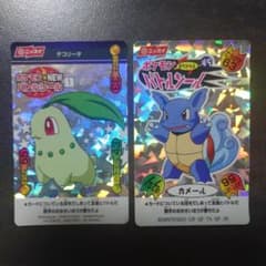ニッスイ ポケモン バトルシール チコリータ カメール 2枚セットのサムネイル
