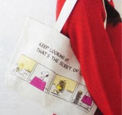 付録  SNOOPY A4サイズキャンバストートバッグのサムネイル