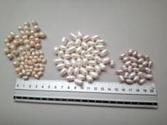 淡水パール バロック 3色セット ハンドメイド素材のサムネイル
