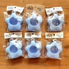 ぬい活 窓付きケース 星型 窓付ケース ダイソー ぬいぐるみ 人形 青色