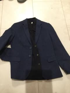 ネイビー ブレザー 2つボタン　H&M 130cmのサムネイル