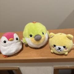 ぬいぐるみセット（鳥・犬・ペンギン）のサムネイル