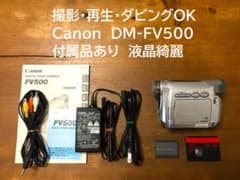 美品 撮影再生ダビングOK　Canon　DM-FV M20　付属品有　液晶綺麗 美品 撮影再生ダビングOK Canon DM-FV500 付属品あり 液晶綺麗 - メルカリ