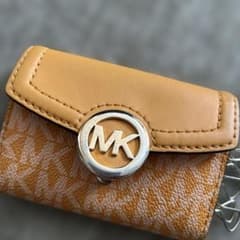 Michael Kors キーケース MKロゴ ブラウンのサムネイル