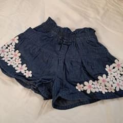 ショートパンツ　女の子　花柄　120のサムネイル