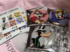 Disney SECRET CANBADGE 캔 배지 3종 세트