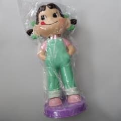 Fujiya Peko-chan Bobblehead Figure Doll, Mint Green