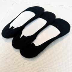 *未使用*レディース 靴下 ソックス フットカバー ブラック パンプス