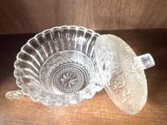 ガラス製 蓋付き容器 キャンディポットのサムネイル