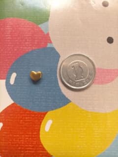 24Kハート ペンダントトップ　足金999刻印 24金のサムネイル