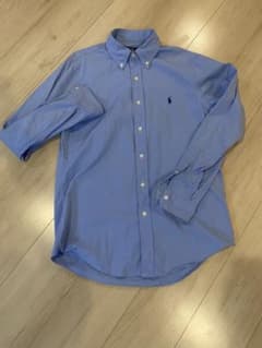 Polo Ralph Lauren クラシックフィット 長袖シャツ ライトブルーのサムネイル