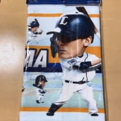 埼玉西武ライオンズ フェイスタオル ビックヘッド 栗山巧 - メルカリ