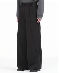 GOAT ESSENCE TUCK WIDE PANTS size2 black - メルカリ