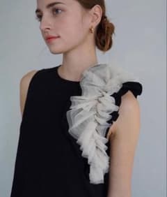 Acka. tulle no sleeve one-piece - メルカリ